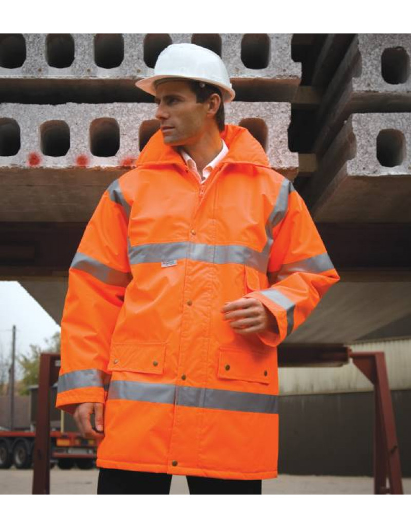 Jachetă căptușită reflectorizantă de lucru